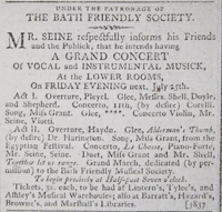 Bath Chronicle 24th July 1800